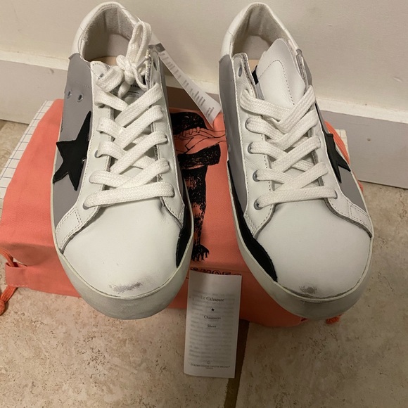 SALE Golden goose leather superstar sneakers - Picture 3 of 7